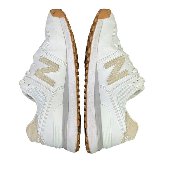 New Balance 574 v2 Greens Golf Shoes Womens 7 D White Sneakers Athletic Comfort - Picture 8 of 12